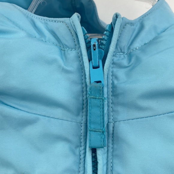 Columbia 18mo Girl’s Blue Reversible Winter Coat with Hood - Picture 7 of 12